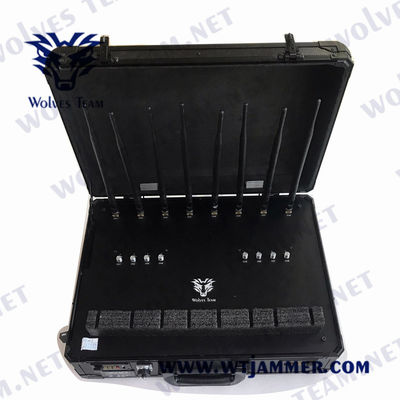 8 der Kanal-CDMA 120W Antenne Handy-Signal-des Störsender-5dBi