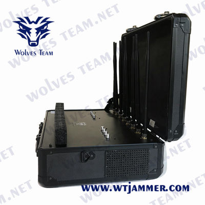 8 der Kanal-CDMA 120W Antenne Handy-Signal-des Störsender-5dBi