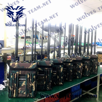 kaufen CDMA GSM 80W EOD Rucksack-Signalstörgerät 4G 5G 150m Manpack RF-Störgerät online manufacture