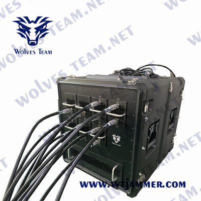 330W 800m tragbarer Rf-Störsender Militärfahrzeug-Bomben-Störsender DDS-WCDMA