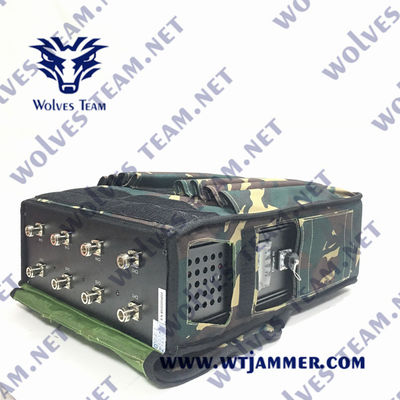 DC24V 200m Rucksack-Signal-Störsender G/M 4G 5G GPS L1 Störsender Rfs Manpack