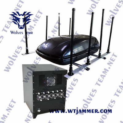 kaufen 330W 6000Mhz Wasserdichtes IED-Bomben-Jammer 800m Militärfahrzeug-Bomben-Jammer online manufacture