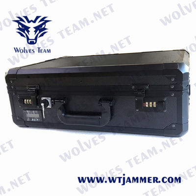 EIRP 15W tragbare Handtasche 15Kg des Signal-Störsender-150m G/M 3G 4G 5G