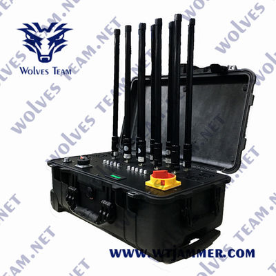 FCC CDMA 960MHz G/M tragbarer wasserdichter Signal-Störsender des Signal-Störsender-220W