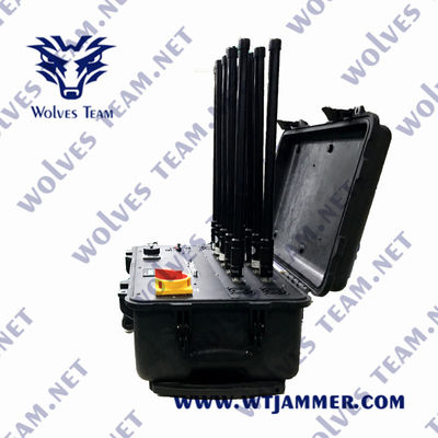 FCC CDMA 960MHz G/M tragbarer wasserdichter Signal-Störsender des Signal-Störsender-220W