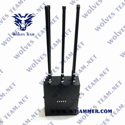 Systematische 150m Militärdes rucksack-80W Bänder Signal-Störsender-4G 5G sechs