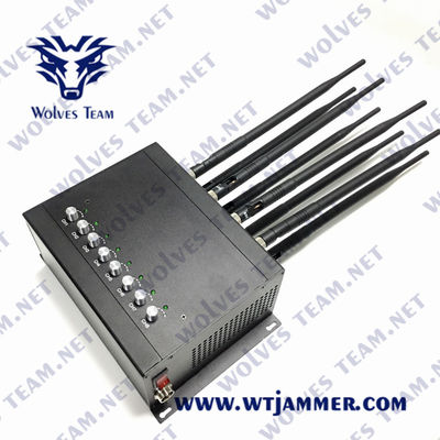 50m G/M WiFi CDMA Lojack Handy-Störsender 80W UHFvhf