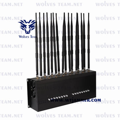 Des Handy-Signal-Störsender-16 Rf G/M CDMA 35W Antennen GPS-Lojack
