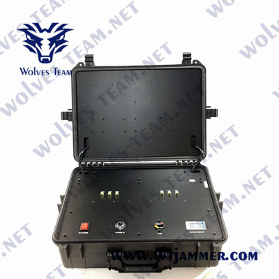 Tragbarer Rf GPS WIFI 5.8G UAV-Brummen-Störsender 2500m PLL synthetisierte
