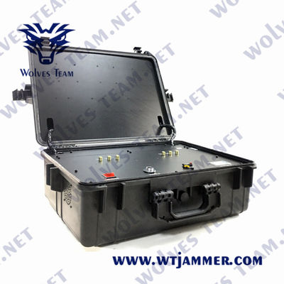 Tragbarer Rf GPS WIFI 5.8G UAV-Brummen-Störsender 2500m PLL synthetisierte