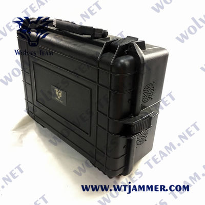 Tragbarer Rf GPS WIFI 5.8G UAV-Brummen-Störsender 2500m PLL synthetisierte