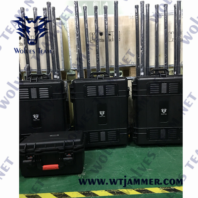 8 Antennen-Bomben-Signal-Störsender 300 Watt VHF-UHF- für Promi Sicherheit