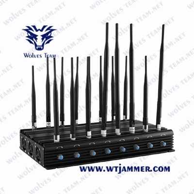 3G 4G 5G G/M Lojack Fernbedienung des Handy-Störsender-AC100-240V 35W