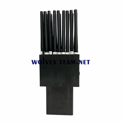 18 tragbarer 2G 3G 4G 5G Störsender der Band-aller Störsender bis 30M Rfs 315/433/868MHz GPS-L1 L2 L5 Lojack WiFi GPS