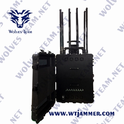 tragbarer Signal-Störsender 5.8G GPS 3G 4G 5G G/M WIFI 300W CDMA für EOD