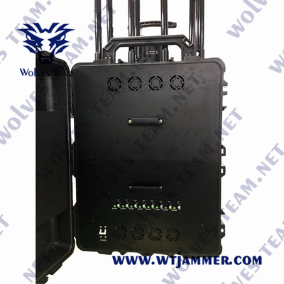tragbarer Signal-Störsender 5.8G GPS 3G 4G 5G G/M WIFI 300W CDMA für EOD