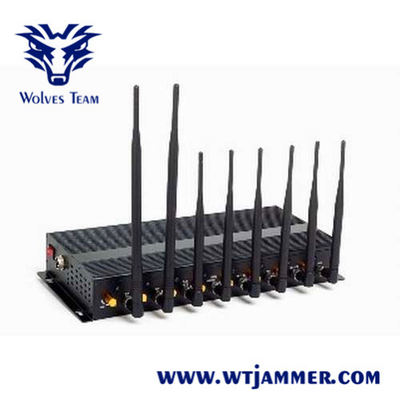 Signal-Störsender DCS PHS 16W G/M WIFI drahtloser tragbarer Aluminiumkasten