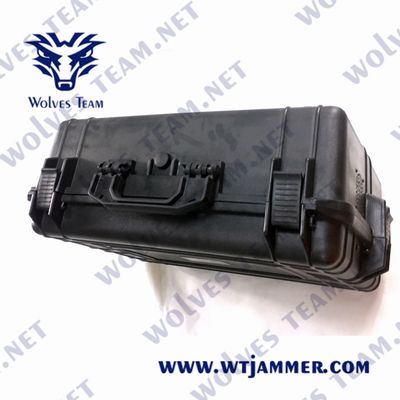 Antider uav-25W Abschirmung Brummen-Störsender-Handtaschen-8kg 5000m WIFI GPS