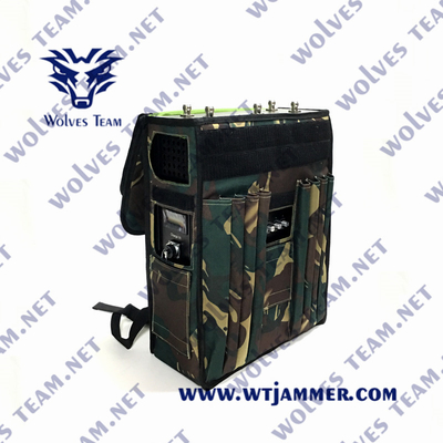 6 Bänder wandern Signal-Störsender G/M ein 80 Watt-tragbarer Signal-Störsender für Armee