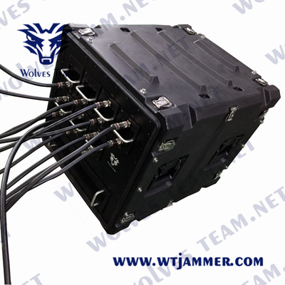 Signal-Störsender-WiFi WLAN WiMax GPS G/M LTE Bluetooth VHF-UHF 500W DC27V