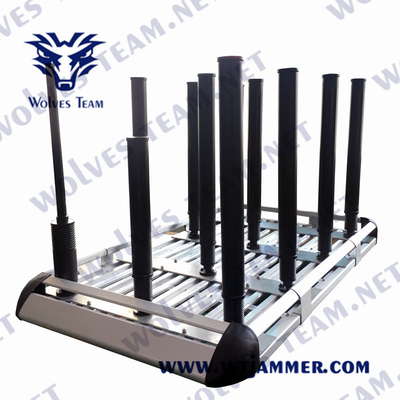 1000 Watt-Fahrzeug-Signal-Störsender VHF-UHF G/M WIFI GPS 3G 4G 5G 960MHz
