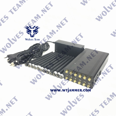 CDMA G/M VHF Rf-Signal-Störsender 3G 4G 5G WiFi Hand-UHF12w