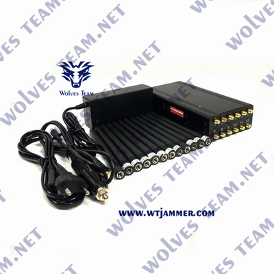 CDMA G/M VHF Rf-Signal-Störsender 3G 4G 5G WiFi Hand-UHF12w
