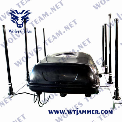 kaufen Pelican Case Portable Bomb Jammer Wasserdicht 12 Bands 5G Handy Jammer online manufacture