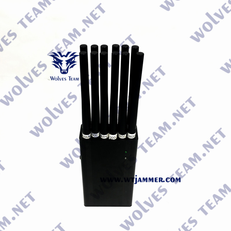 Fernsteuerungsantennen des telefon-Signal-Blocker-12 für 3G 4G 5G WiFi UHFvhf GPS Lojack