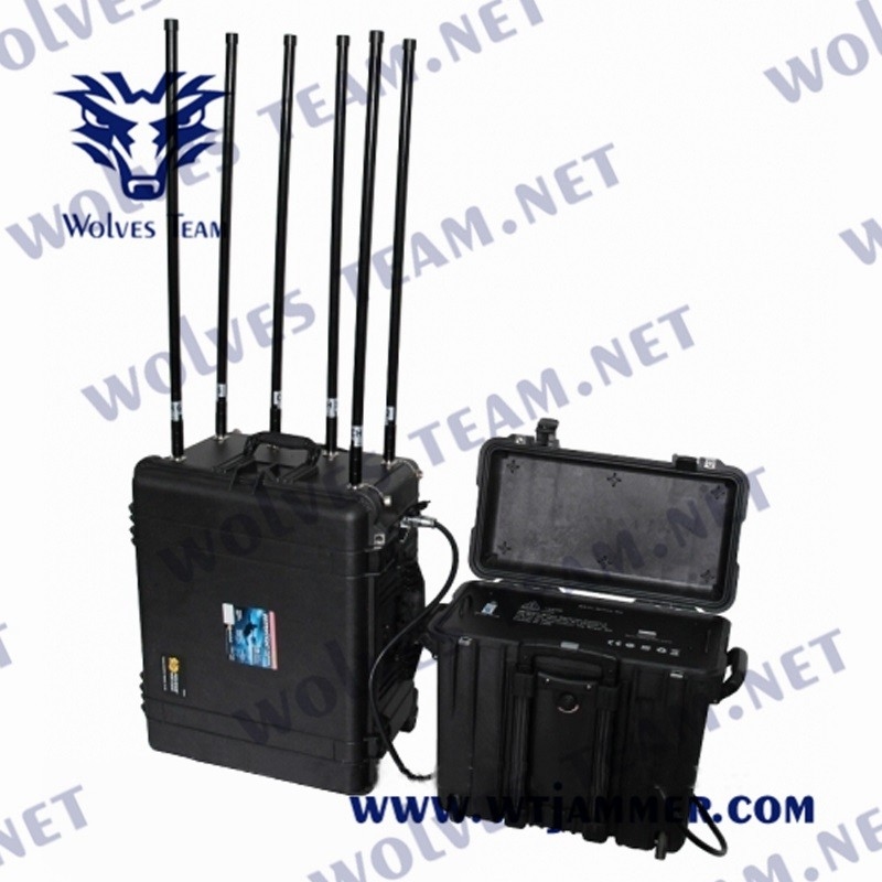 4 Bands Drohnen-GPS-Signalstörgerät Rf 800/900 Mhz 3000 Meter WLAN2.4g/5.8g