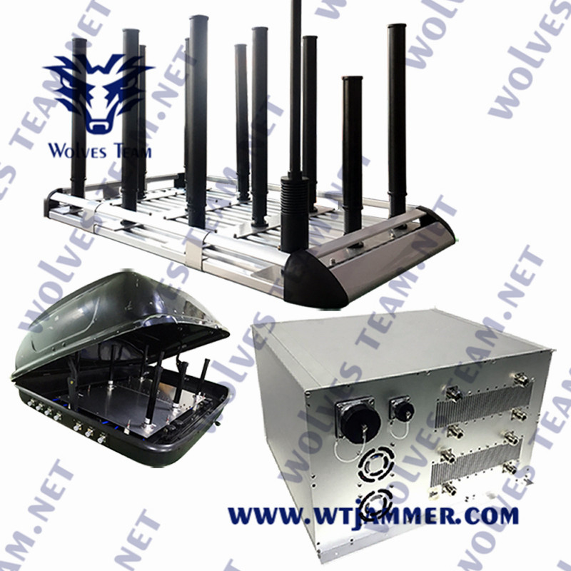 Wasserdicht IP65 Fahrzeug Dds Programmierbar 20-6000 MHz VIP Schutz Störsystem Wireless Signal Jammer
