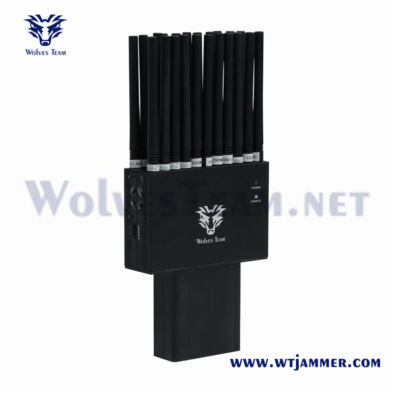 Großhandel 22 Bands 2G 3G 4G 5G Störgerät Handheld GPS Lojack WiFi GPS RF 315/433/868MHz Störgerät