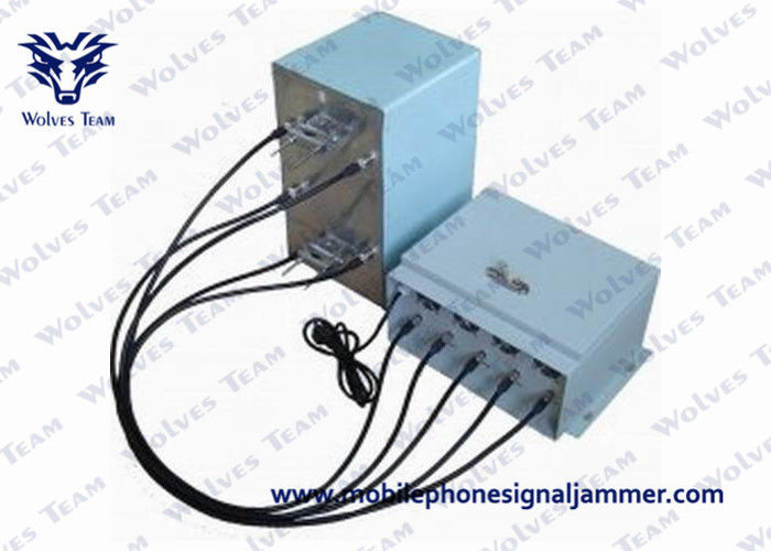 High Power Celluar Signal Störsender CDMA GSM 4G 5G WIFI Bluetooth Metallgehäuse Gutes Kühlsystem