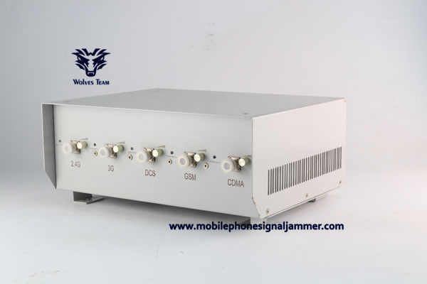 Intelligenter Handy-Signal-Störsender-Blocker WiFi Bluetooth / 5G / GPS / Lojack / UHF / VHF-Signal-Störsender 150 Meter Reichweite