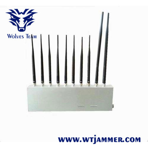 10 Bänder 16 Watt 3G 4G GPS WiFi LoJack VHF-UHFsignal-Störsender-