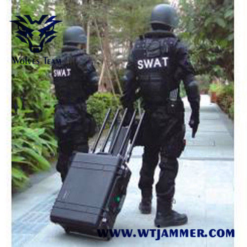 8 Militär-G/M GPS 3G 4G 5G WIFI Signal-Störsender der Band-tragbarer hohen Leistung 200W