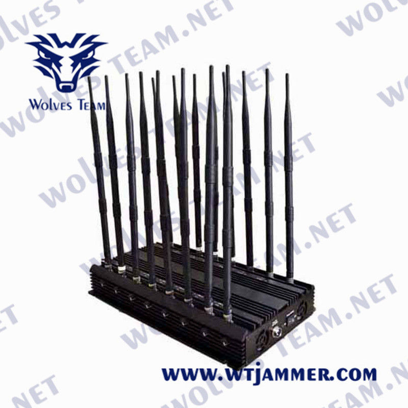 18 Bänder Lojack 48W 5.2G 5.8G 5G aller Handy-Signal-Störsender