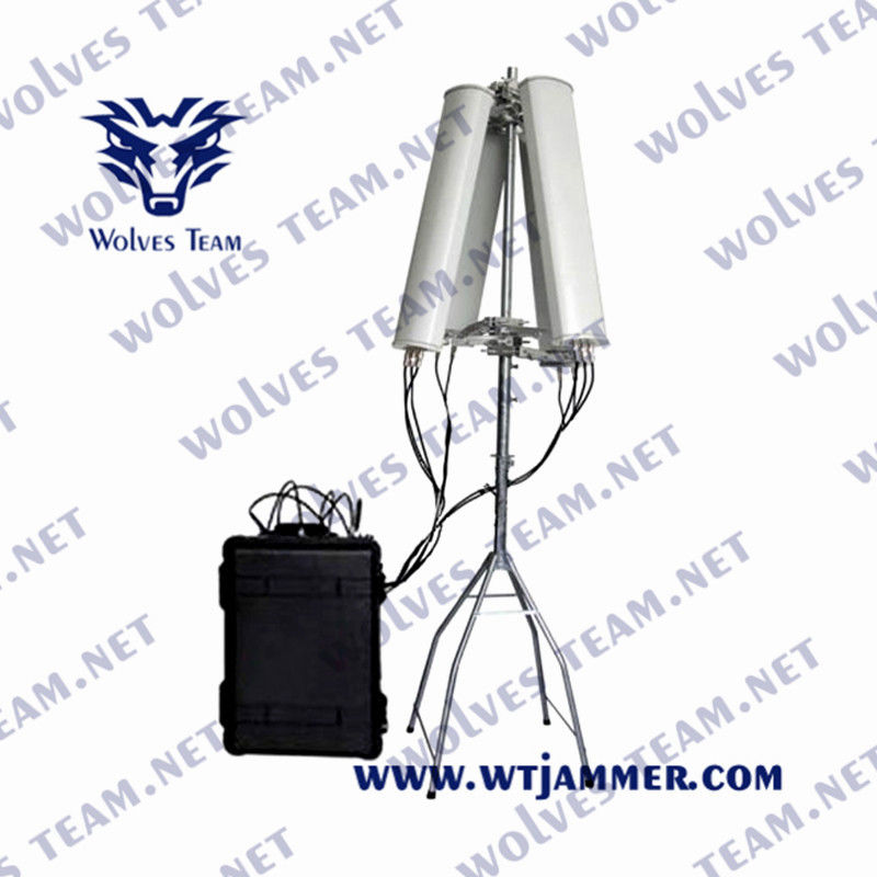 Pelikan IP65 UMTSs WCDMA VHF-UHFstörsender 900W für Militär-Promi Fahrzeug-Konvoi
