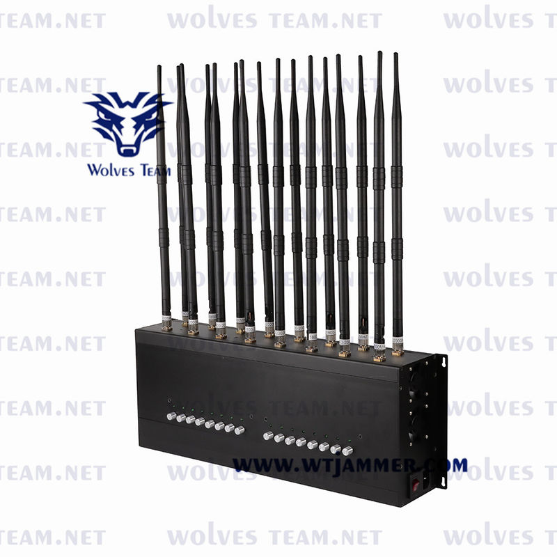 Des Handy-Signal-Störsender-16 Rf G/M CDMA 35W Antennen GPS-Lojack