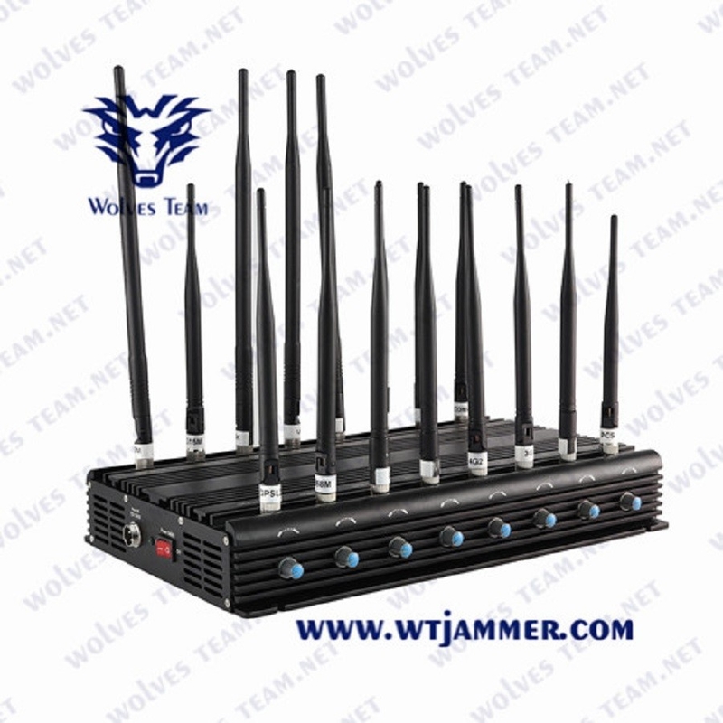 3G 4G 5G G/M Lojack Fernbedienung des Handy-Störsender-AC100-240V 35W