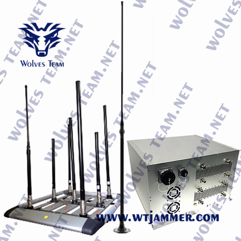Bomben-Störsender WIFI-VHF-UHF GPS 4G 5G 330W IED mit DDS Konvoi-System