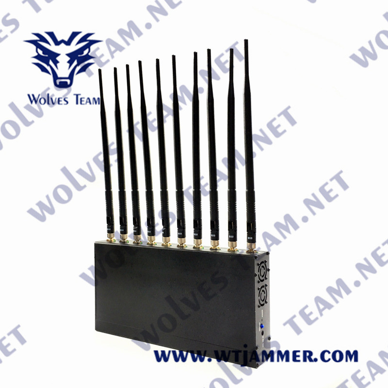 Antenne DES UHFvhf-Innensignal-Störsender-12W 3G 4G GPS WiFi LoJack 10