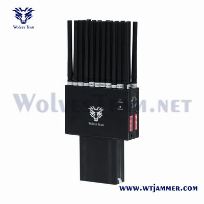 tragbarer WiFi GPS Störsender L1 L2 L5 Lojack 22 22W versieht 2G 3G 4G 5G mit einem Band