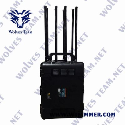 120W Hochleistungs-Portable 8 Kanäle GSM 3G 4G 5G Mobilfunkstörgerät
