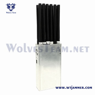 GSM 3G 4G 5G WIFI GPS RF315/433MHz Blockfrequenz Handheld 14 Antenne Signal Störgerät Verkauf Für UHF VHF Lojack