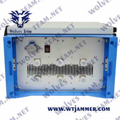 Leistungsstarker GSM 3G 4G 5G WiFi CDMA Mobiltelefon-Störsender IP65 Wasserdicht Outdoor 500 Meter