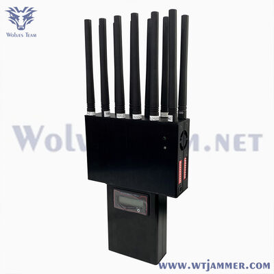 Handheld Signal Jammer Kompaktes tragbares Gerät zum Blockieren von Mobilfunk-WiFi-GPS- und Funksignalen, das Privatsphäre und Sicherheit gewährleistet