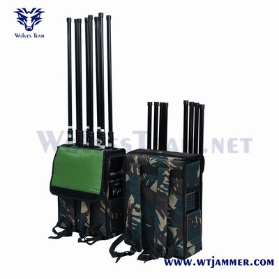 Signal-Jammer für alle Mobiltelefonsignal-Jammer Armee Rucksack-Jammer GSM 3G 4G 5G Mobiltelefon-Signal Störung