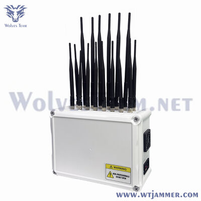 4 Channels Desktop Signal Shielding Device - Plug & Play Wireless Signal Blocker for Conference Room