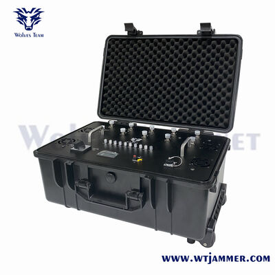 18 Bands 300W Portable Trolley Case Multi-Band Signal Isolator für die Sicherheit von Aktivitäten im Freien